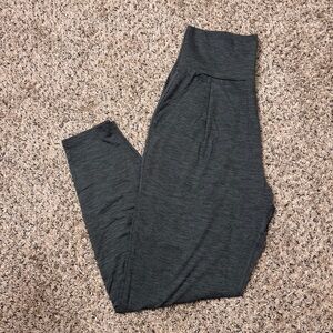 VOURI Lux At Ease Olive Green Jogger Pants Oregano Heather Women’s XS